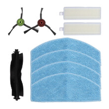 Kit Spazzola Principale, Spazzole Laterali, Filtro e Panno per La Pulizia Domestica per Aspirapolvere per Airzeen G20 Pro.