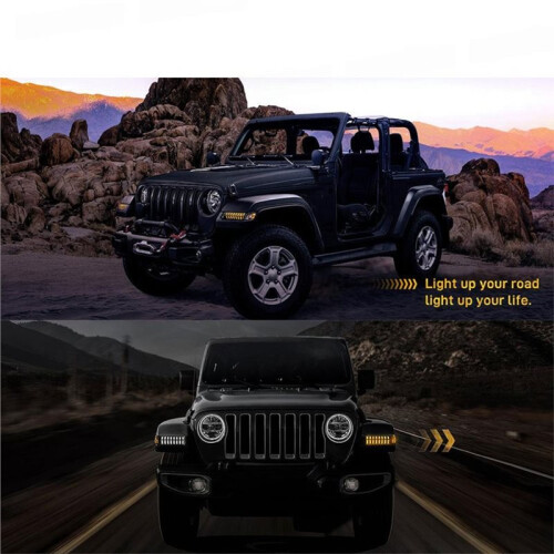Car Front LED Wheel Arch Light Side  Light Turn Signal Light for   JL Sprot Short Version 2018-2025 1