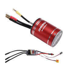 3650 3400KV Hochgeschwindigkeits-Brushless-Motor und 75A Brushless-Regler für ARRMA, für HSP, Redcat RC4WD, für , für Axial SCX10 und