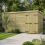 13 x 8 Pent Shed Tanalised (Double Door, No Windows) 1