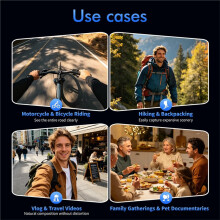 Caméra D'Action Numérique 1080p, Caméra de Sport Wifi Portable, Caméscope, Enregistrement Vidéo, Caméra de Vlogging