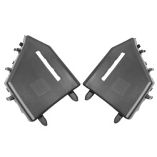 1Pair 4G0807245C 4G0807246C Fog Light Frame Inside Cover Plate Front Bar Lower Net Baffle Cover for A6L 2016-2018