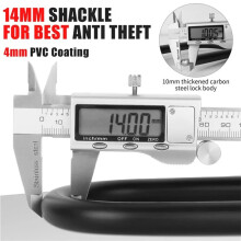 WEST BIKING Anti-Theft Steel U Lock for Bicycles - Secure & Durable Bike Protection