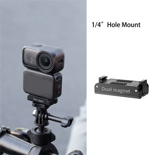 For  Osmo Action 6  Magnetic Tripod Mount Adapter Base, Magnet Quick Release Camera Stand Bracket Connector 2