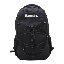 Bench Eclipse Backpack Water Bottle Pockets Zip Fastening black
