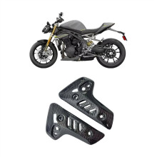 Accessori per Moto: Copertura Esterna del Radiatore, Pannelli Laterali, Copertura Protettiva del Radiatore per per Street Triple 1200.