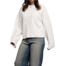 Oversized Truien voor Dames, Zachte, Dikke, Warme Pullovertrui Wit L
