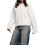 Oversized Truien voor Dames, Zachte, Dikke, Warme Pullovertrui Wit L 1