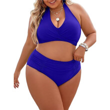 Womens High- Waisted- Bikini- Sets Tummy Control Swimsuit 2 Piece Bathing Suit Swimwear 2025 Swim Suit S
