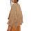 Womens Cable Knit Cropped Sweaters Oversized 3/4 Sleeve Crew Neck Fall Casual Pullover Tops Khaki L 1