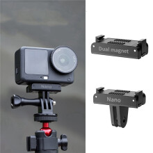For Osmo Action 6 Magnetic Tripod Mount Adapter Base, Magnet Quick Release Camera Stand Bracket Connector