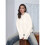 Oversized Truien voor Dames, Zachte, Dikke, Warme Pullovertrui Wit L 5