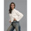 Oversized Truien voor Dames, Zachte, Dikke, Warme Pullovertrui Wit L 6