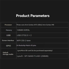 For Luckfox Lyra B RK3506G2 Linux Development Board RK3506 Cortex-A7 Support MIPI/ Display, Not Welded