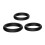 (Black) Sensual Fluorescent Penis Ring Vibrator (50 chars) 3
