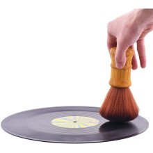 2X Turntable Vinyl Record LP Cleaning Anti-Static Brush Cleaner for CD Longplay Player Cleaner Wooden Handle Brush Dust
