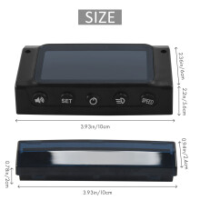 Lcd Display Protect Shell Cover With Accelerator Brake Handle Led Light Cover For S1 S2 S3 Electric Scooter