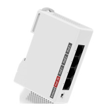 Répéteur Réseau PoE 4 100 M sur Rail DIN, Compatible IEEE 802.3af/At, Plug & pour Commutateur PoE 48 V, NVR, Caméra IP et Point D'Accès