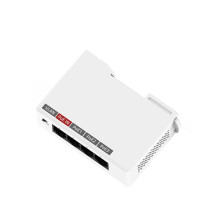 Extension Réseau Gigabit PoE 4 1000M, Commutateur Répéteur DIN RaiI EEE802.3af/At Plug & pour NVR, Caméra IP et Point D'Accès