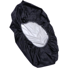 Funda impermeable para baúl de bicicleta, tamaño mediano, color negro, ligera, para la lluvia.