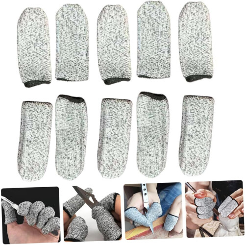 10 protectores de dedos resistentes a cortes para cocina. 1