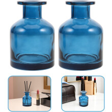 botellas recargables de vidrio para difusor de aroma, recipientes vacíos para varillas de aceite esencial y perfume.