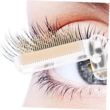 2 peines para cejas y pestañas, herramienta de maquillaje portátil para el cuidado de las pestañas y el diseño de las cejas.