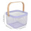 Metal Mesh Basket, Multi-Functional Hanging Kitchen Baskets Fruit Basket with Handle for Kitchen Bathroom Picnic 8