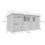 13 x 8 Pent Shed Tanalised (Double Door, With Windows) 4