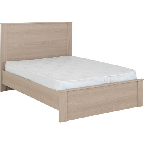 Seconique Paris 4'6" Bed - Smoked Ash Effect 1