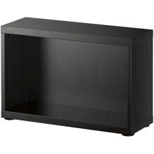 IKEA BESTÅ Storage Frame-Black Brown 60x20x38cm