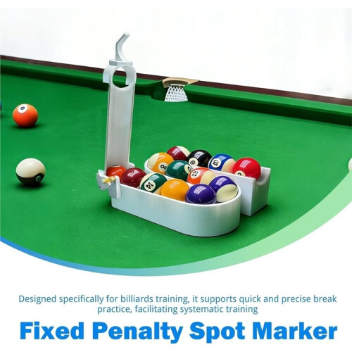 3D Printed Billiards Snooker Training Rack,Precision Pool  Triangle for 15Ball Alignment,Practice Tool for Pool Tabl 1