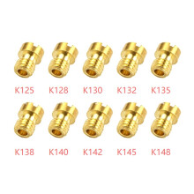 20Pcs Carburetor Main Jet for Scooter Bucket PE24/26/27/30 Halma CG-125 Nib Carburetor Main Injector Nozzle