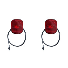 2X Rear Tail Light Warning Light for MAX G3 Electric Scooter Parts Safety Signal Brake Lamp Accessories