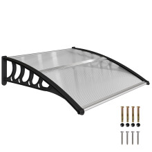 Marquesina Exterior Transparente 103 x 96.5 x 27 cm