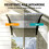 Outsunny Marquesina Exterior Transparente 103 x 96.5 x 27 cm 4
