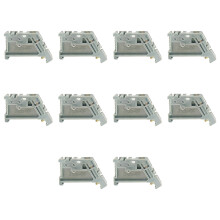 Clip de Rail EW35, 10 pièces, installation rapide,-Gris
