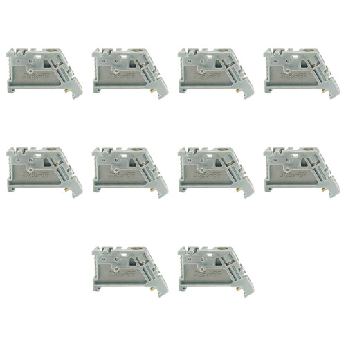 Clip de Rail EW35, 10 pièces, installation rapide,-Gris
