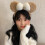 (Khaki) Plush Bear Ears Headband for Cosplay 4