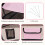 PawHut Parque para Mascota Rosa 90 x 90 x 41cm 8