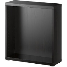 IKEA BESTÅ Storage Frame-Black Brown 60x20x64cm