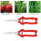 2Pcs Rust Resistant Stainless Steel Gardening Clippers Portable 7