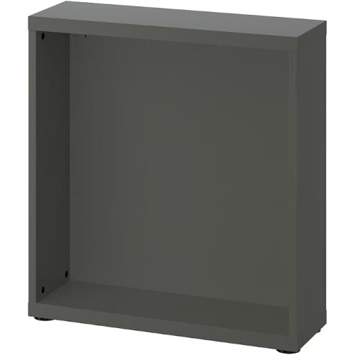 IKEA BESTÅ Storage Frame-Dark Grey 60x20x64cm