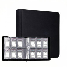 PSA Slab Binder Holds 60 PSA Slabs 6-Pocket Graded Card Binder Storage Black
