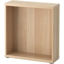 IKEA BESTÅ Storage Frame-Oak Effect 60x20x64cm
