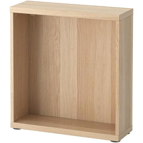 IKEA BESTÅ Storage Frame-Oak Effect 60x20x64cm