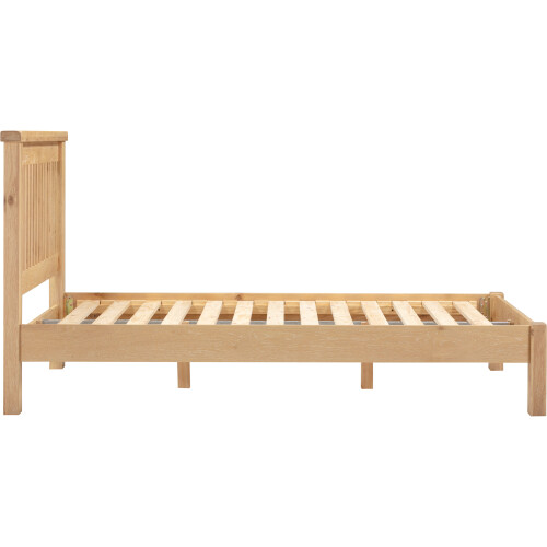 Seconique Windsor 4'6" Low End Bed - Natural Oak 2