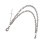 Punk dubbellaagse tailleketting legering textuur 1