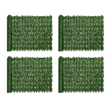 4X Artificial Ivy Privacy Fence Screen 0.5X3M Artificial Hedges Fence and Faux Ivy Vine Leaf Decoration for Garden
