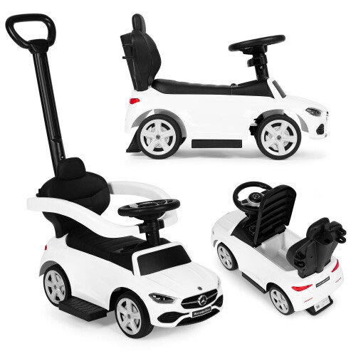 Loopauto Mercedes C KLASSE interactieve stuurwielgeleider wit